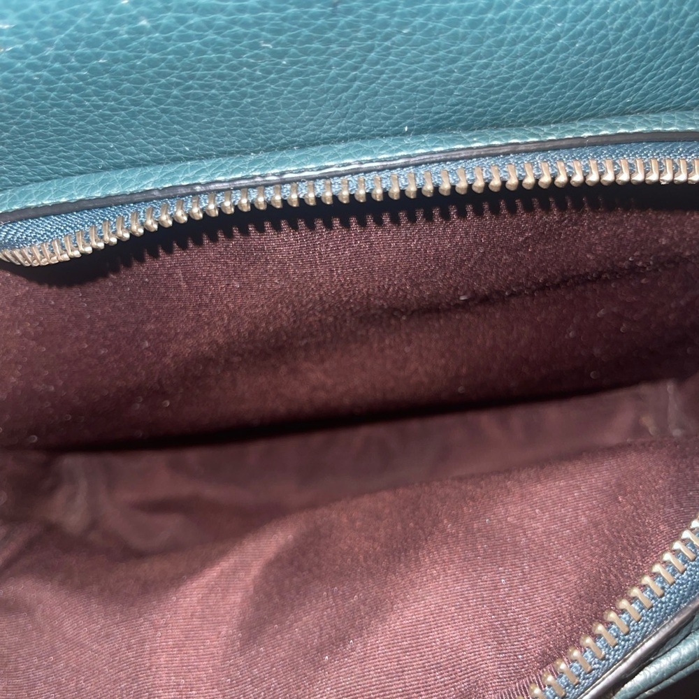 Coach Leather Backpack. Euc - image 8